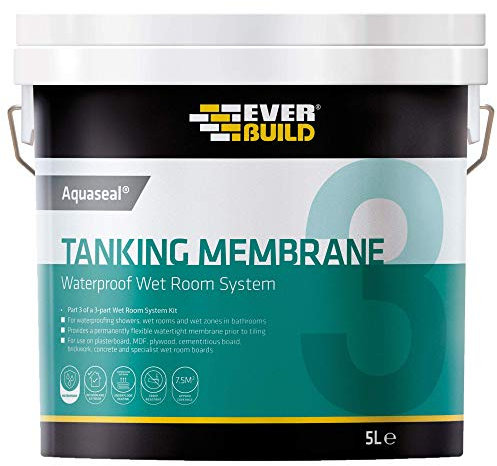 Nassboards Aquaseal Wet Room System 5 Litre Waterproof Tanking Membrane