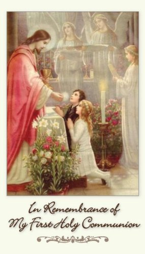 First Communion Holy Card (10-pack) with Two Free Prayer Cards Included