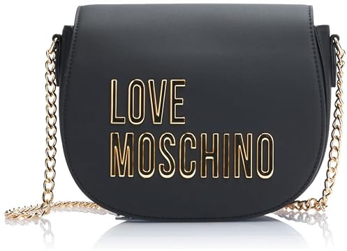Love Moschino Damen Schultertasche, Schwarz