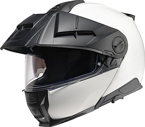 Schuberth E2 Klapphelm, weiß/schwarz, S (55)
