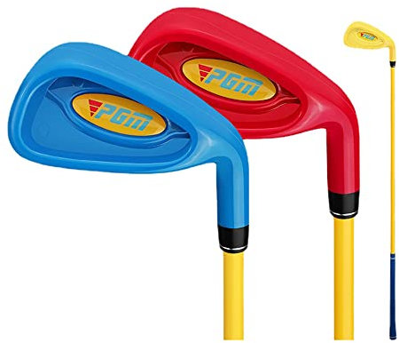 Perfect Beginner Kids Golf Club, 7# Iron Golf for 2-5 Year Old Baby, Toddler Golf Irons with Carbon Driver (for 4-5Y,Blue)