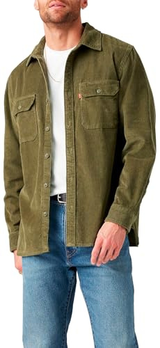 Levi's Jackson Worker Chemise à Bouton Bas Homme, Olive Night, XS