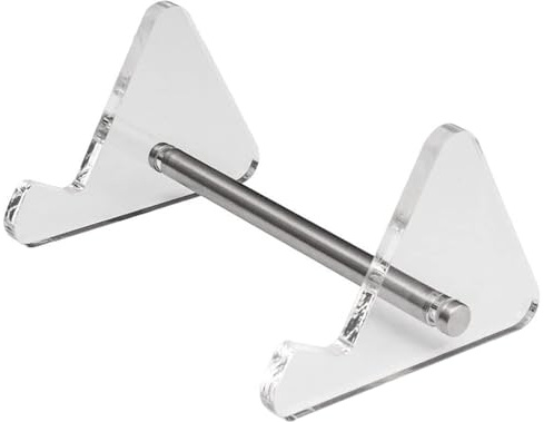 Tangentbordsställ För Visning – Akryl+Metall 21,5x4x1,5cm | Genomskinlig Skrivbordshållare | Justerbart Musikinstrumentställ Till Piano, Elektronisk Synthesizer Och Hemstudio Scen