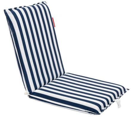 Flamingueo Sdraio Pieghevole - Lettino Prendisole - Per Spiaggia e Piscina - Reclinabile in 5 posizioni - Maniglie tipo zaino - Resistente all'acqua - Tessuto in Poliestere - Blu Navy - 104x46x9cm