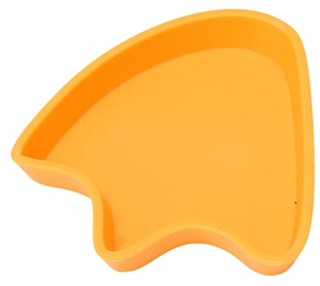 Jeanoko Bol de Nourriture pour Reptiles, Bols d'eau de Grande capacité en Forme D'empreinte pour Lézards Geckos Tortues en ABS Durable (Petit)
