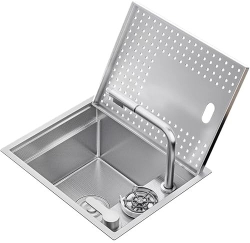 Dold Diskho, Med Koppbricka, Diskho I Rostfritt Stål, Osynlig Mini-Ho, Tvättställ För Grönsaker A