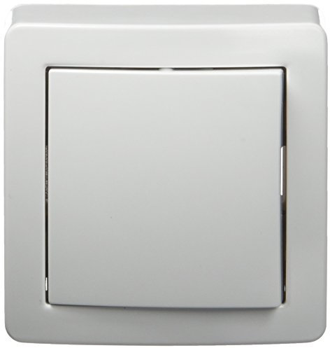 Schneider Electric ALB62051P Alrea Interrupteur va et vient avec cadre saillie, Blanc