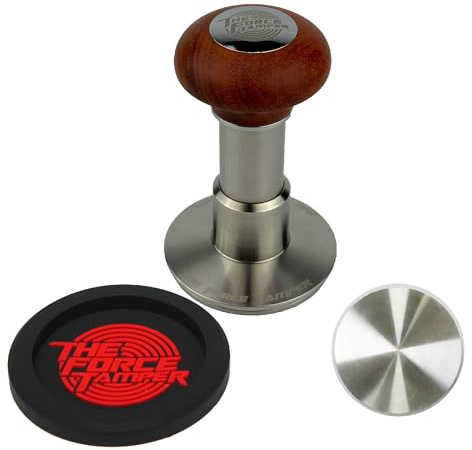 58.50mm Standard Set Reddish Brown Wooden Jellyfish Handle Coffee Tamper
