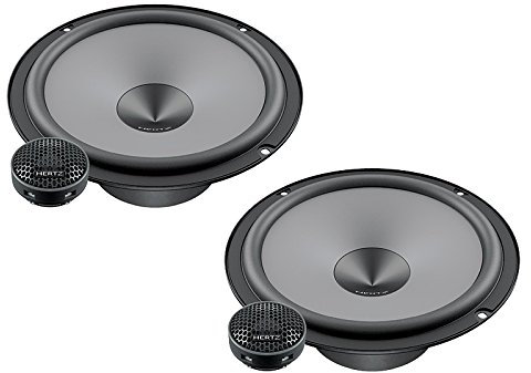 Hertz, coppia di altoparlanti K165 da 300 W per sistemi componibili, diametro 16,5 cm, incluso kit di installazione compatibile con fiat punto predisposizione anteriore