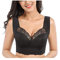 Air Ultimate Lift Bra Stretch Full-Figure Seamless Lace Cut-Out Bra，Exsecret Ultimate Lift Sports Bra，Sleep Bras for Women 38/85C Black