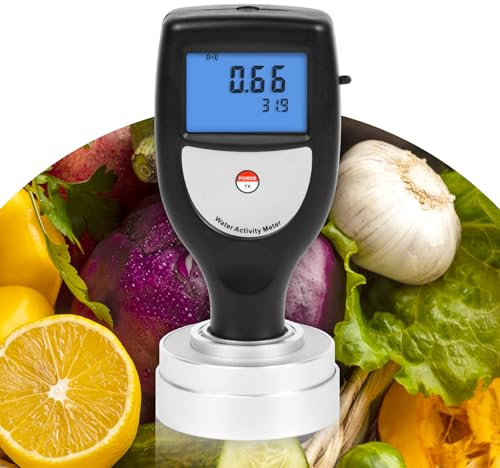 AMTAST Water Activity Meter Smart Food Water Activity Tester for Food Jerky Dried Fruit Grain Vegetable, AW Monitor Water Activity Testing with USB Data Cable & Software WA-60AS
