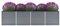 WIFESE Garten-Hochbeet Verzinkter Stahl 320x80x77 cm Grau Hochbeet Metall Hochbeete für Garten Pflanzenbett Kräuterbett Blumenkiste Dekorieren Eingang Balkon Terrasse Garten Stilvoll & Langlebig