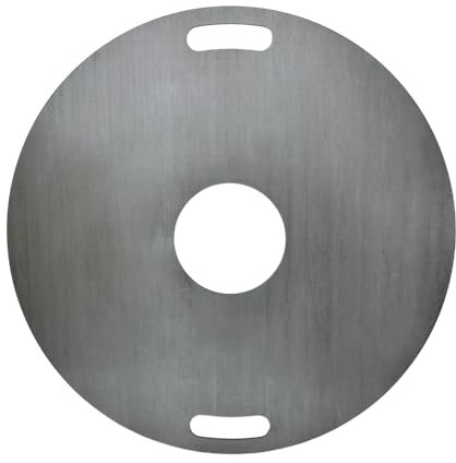 Plaque de cuisson universelle de 80 cm - Plaque de cuisson - Barbecue baril - Barbecue sphérique - En acier - Diamètre : 80 cm - Fabriqué en Allemagne - Plancha - Anneau de feu - Anneau de barbecue