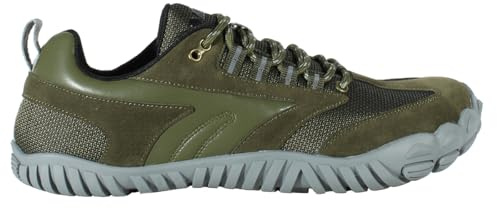 HI-TEC - Zapatillas Barefoot Hombre Figaro Low WP | Deportivas Barefoot Hombre Montaña, Senderismo | Calzado Respetuoso, Cómodo, Minimalista | Ligero, Transpirable y Flexible