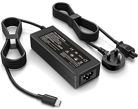 USB C Laptop Charger, 45W Fast Charger PD Power Adapter for HP, Dell, Acer, Sam sung, Asus, Google, Laptop Table Phone