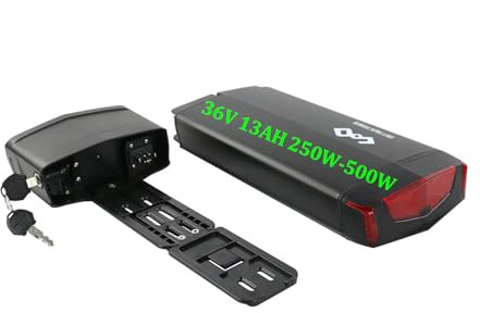 Batterie de vélo électrique 36V 13Ah - Batterie de Porte-Bagages arrière pour vélo électrique 500W 250W Ebike - Batterie au Lithium Ebike