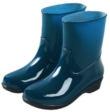 Gummistiefel 38 Jungen Leicht Unisex rutschfeste Halbhoch Regenstiefel Gummistiefel wasserdichte Sommer 39 Stiefel Outdoor Stiefel Bunt 35 Watstiefel Regenschuhe