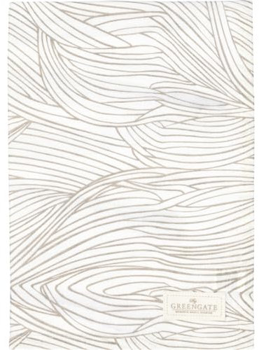 GreenGate Wilja Geschirrtuch beige 70x50cm