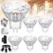 Benaton 6 Pezzi Lampadine Alogena Faretto MR11 GU4 20W 12V, Diametro 35 mm Faretti Alogeni Dimmerabile MR11 Lampada Riflettore, Risparmio Energetico Alogene MR11, Lampada Alogena 2700K Bianca Calda