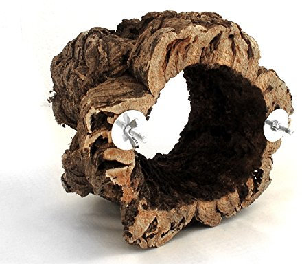 NUR HIER: Kork-Ring zum Sitzen, Knabbern, Klettern, Spielen für alle Vögel: Wellensittich, Nymphensittich, Papagei, Kanarienvogel & Co, Nager und andere Kleintiere - rein natürlich, artgerecht