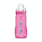 MAM - Easy Active 6+ Months bottle (330 ml) Violet – Bottle with Ultra-Fast X-Speed Silicone Teat – Baby bottle with airtight Seal