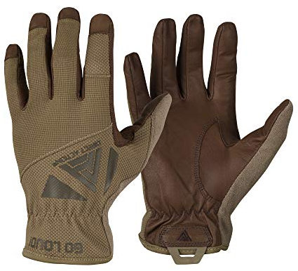 Direct Action Leichte Handschuhe, Coyote Brown Leather, Medium