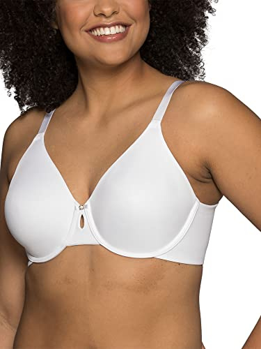 Vanity Fair womens Unlined With Underwire (34c-44ddd) Bra, Smoothing - White, 40DD US