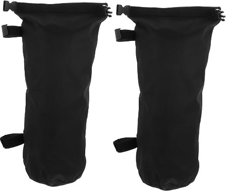 Yardenfun 2pièces Poids pour Support De Chapiteau De Sacs pour Fixation Extérieure Sacs pour Fixation De Camping pour Cadre Affichage De Coupe-Vent Noir