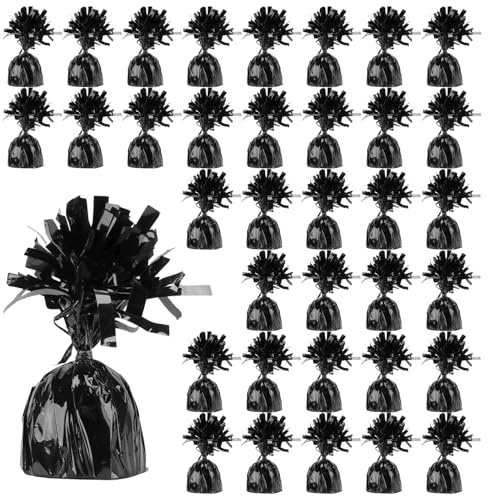 NAMYEUT 36 pesi per palloncini a elio, 170 g, peso palloncino con pellicola in alluminio, per matrimoni, compleanni, decorazioni per feste, 5 x 9 cm