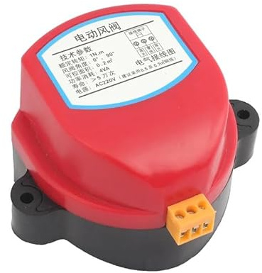 Motorized Damper Actuator for Air Damper Valve 220V 24V 12V 110V Electric Air Duct Motorized Damper for Ventilation Pipe Valve Replace Parts(DC12V)