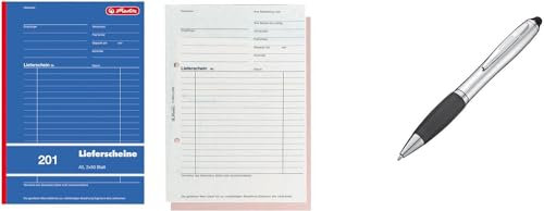 Lieferscheinbuch 201 / A5 / 2x 50 Blatt + Touchpen Kugelschreiber