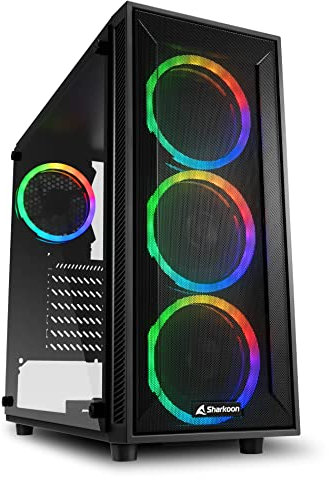 Sharkoon TG4M RGB PC Gehäuse schwarz