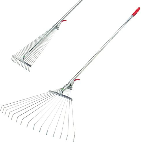 PAPILLON Rastrillo Jardin Regulable Papillon Con Mango