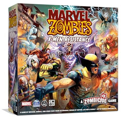 Marvel Zombies X-Men Resistance (Core Box) – Strategie-Brettspiel, kooperatives Spiel für Kinder und Erwachsene, Zombie-Brettspiel, ab 14 Jahren, 1-6 Spieler, 90 Minuten Spielzeit, hergestellt von