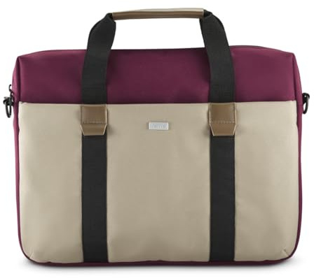 Hama Laptoptasche 13.3-14.1 Zoll (Business,Praktisch, Leicht, Tragetasche, Laptop, Notebook, Universal, mit Fächern) Burgund Bordeaux, rot red