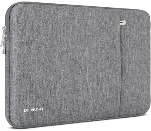 DOMISO Laptop Case Sleeve 17.3 inch Protective Laptop Carrying Case Bag Water-Resistant Notebook Accessories for HP Pavilion Envy 17/Dell IdeaPad/LG Gram/MSI/ASUS/Razer Blade Pro 17,Grey