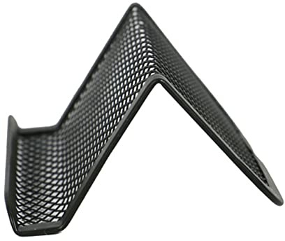 KICHOUSE Présentoir De Cartes De Visite En Métal Maille Lot De 2 Support Compact 3.82 X 3.03 X 1.77 Pouces Organisateur Bureau Industriel Pratique