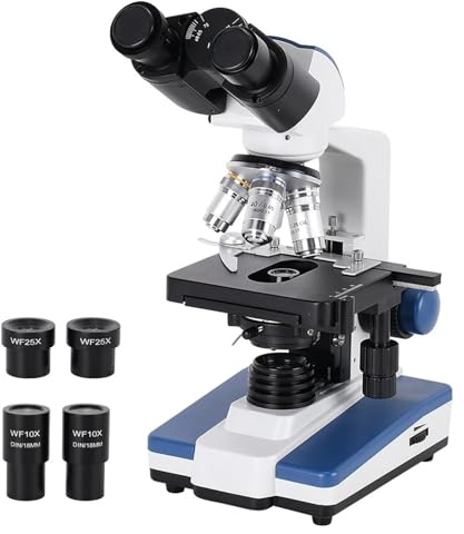 Microscopes, 40X-1600X Professional Biological Compound Microscope Adjutable Light Mechanical XY 3D Stage For Educational Medical Science Lab