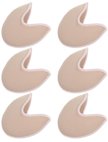 ROMISBABA Couvre-orteils de Ballet Antidérapants en Tissu Tricoté Respirant, 3 Paires pour Femmes et Filles, Protection Douce pour Pieds Pointe en Séances de Danse