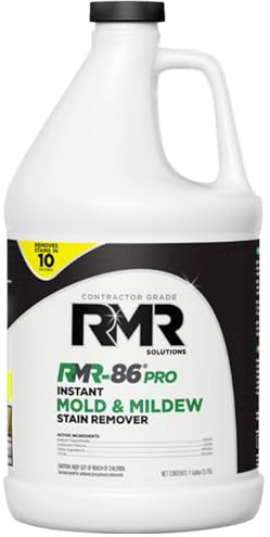 RMR-86 Pro Contractor Grade Mold Stain & Mildew Stain Remover Cleaning Solution, Professional Quality Formula, 1 Gallon