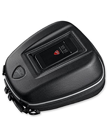 Ducati Tankrucksack - Motorradkoffer - 5 Liter - Schwarz - Einfarbig - Halbsteif - Nylon oder Polyester - Türmontage - Ducati Original