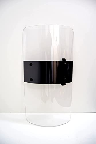O.A Army Clear ABS Perspex/Hardened Plastic Riot Shield, 90cm X 50cm