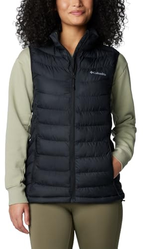 Columbia Powder Lite 2 Vest, Chaleco Acolchado Mujer, Black, XXL