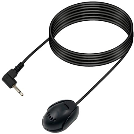 SPTSSWET Microfono di ricambio per auto da 2,5 mm, compatibile con microfono stereo Pioneer, per unità principale auto, autoradio, radio stereo, montaggio a mani libere, GPS e DVD, 3 m