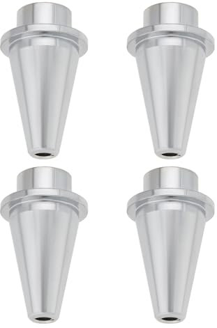 The Lord of the Tools 4pcs 6mm Sandblaster Ersatzspitze Metall Druckluft Sandstrahlpistole Düse Kompatibel mit Art. 12165 (BGS 8382) Silber