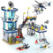 TOY PLAYER Police Station Police Toy Age 6+, Compatible with Lego City Police Building Blocks, with Helicopter, Ship, 565PCS Gift for Boys Girls Ages 6-12