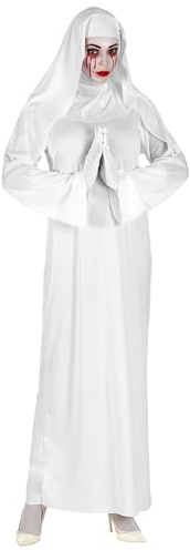 W WIDMANN MILANO Party Fashion - costume suora fantasma, fantasma, suora horror, Halloween, costumi in maschera