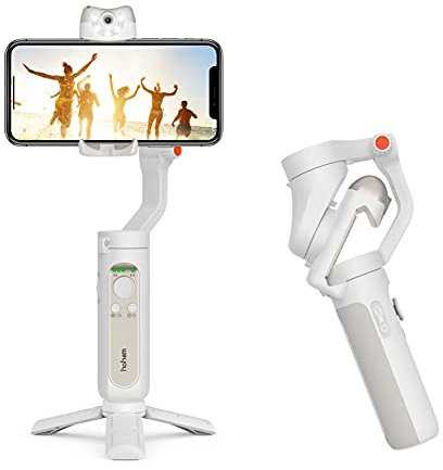 Hohem iSteady V2 3-Achsen Smartphone Gimbal Stabilisator Mit AI Visueller Sensor, Notstrombank - Für iPhone 14/13/12/11, Samsung, Huawei