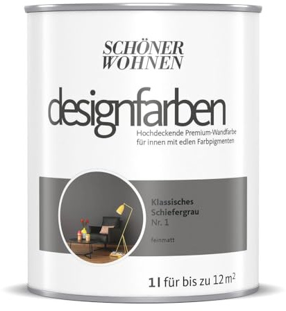 Schöner Wohnen Designfarbe Klassisches Schiefergrau
