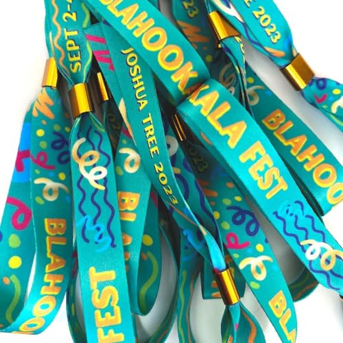 50 pezzi braccialetti personalizzati in tessuto for eventi braccialetti monouso colorati testo personalizzato braccialetti identificativi for feste VIP festa di nozze